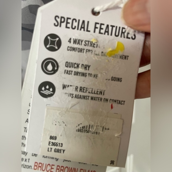 The Endless Summer Men’s 30’ Camouflage Stretch Lite Grey Boardshorts, NWT - Picture 5 of 12